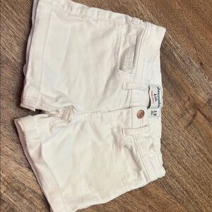 Abercrombie & Fitch White Jean Shorts Classic Style